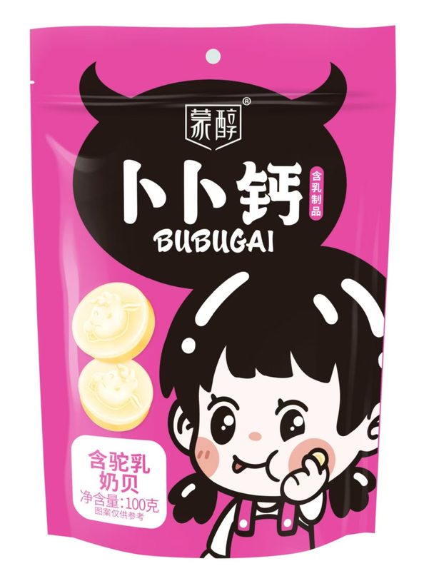 卜卜钙含驼乳奶贝 100g 袋装产品图