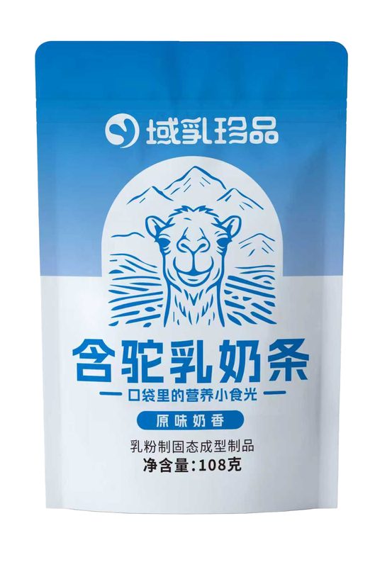 域乳珍品含驼乳奶条 108g 原味奶香袋装产品图