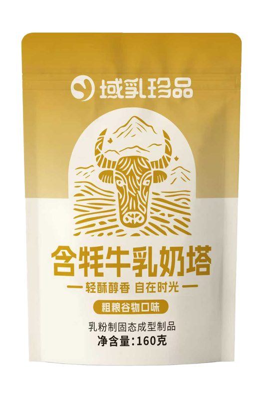 域乳珍品含牦牛乳奶塔 160g 粗粮谷物口味袋装产品图